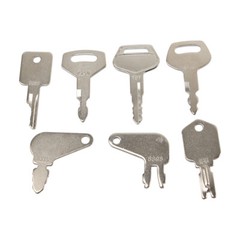 10 Heavy Construction Equipment Ignition Key Set for JD Case Komatsu Caterpillar