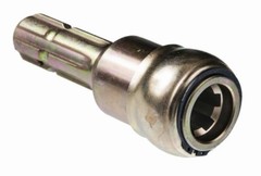 DOUBLE HH 23556 Extension Pot PTO Adapter, 1-3/8″ Yellow Zinc-Plated