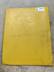 Cleveland Trencher Model 350 Parts And Instruction Book S/N 3511880