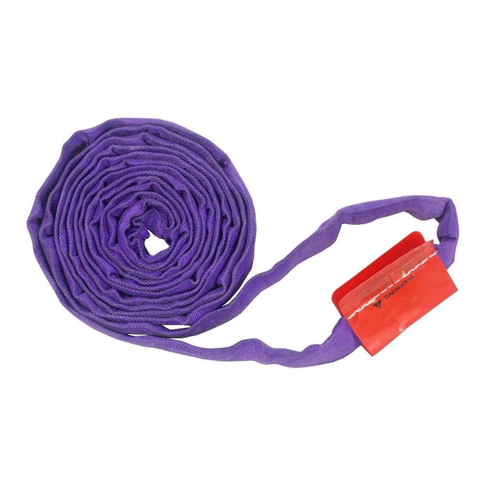 Polyester Lift Sling Endless Round Sling Purple 3000LBS Vertical