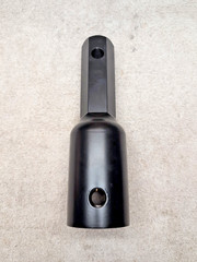 Auger Adapter Conversion Heavy Duty 2-9/16 inch Female Round to 2″ Male Hex