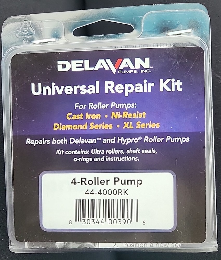 Universal 4 Roller Delavan and Hypro Pump Repair Kit 44-4000RK New