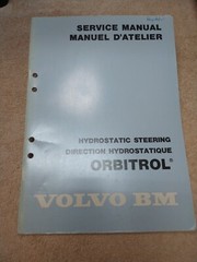 Volvo BM Hydrostatic Steering Orbitrol Service Manual