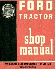 Tractor 600 601 700 701 800 801 900 901 1801WorkShop Service Repair Manual Ford