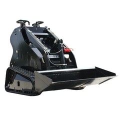13.5HP Gas Engine Mini Skid Steer Loader Compact Stand On Loader w/Bucket EPA