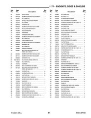 1177 Manure Spreader Agriculture Service Parts Manual Fits Gehl 1177 907541 B
