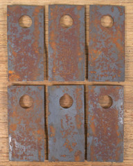 LOT of 24 NOS Genuine New Holland 766727 Blades Made in West Germany
