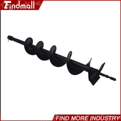 Findmall 4″ 6″ 8″ 10″ 12″ Earth Auger Drill Bits Fit For Post Fence Hole Digger