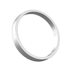 Hubcentric Rings 60.1mm ID to 64.1mm OD – Silver Aluminum Hub Rings (Pack of 4)