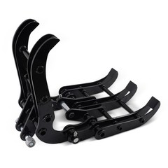 Rust Prevent Grapple for Mini Excavator 0.8-1.8T Powder Coated Black