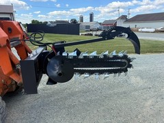 NEW Skid Steer Trencher 48″ x 7″ Quick Attach for Bobcat, Kubota, Etc-Full-Size