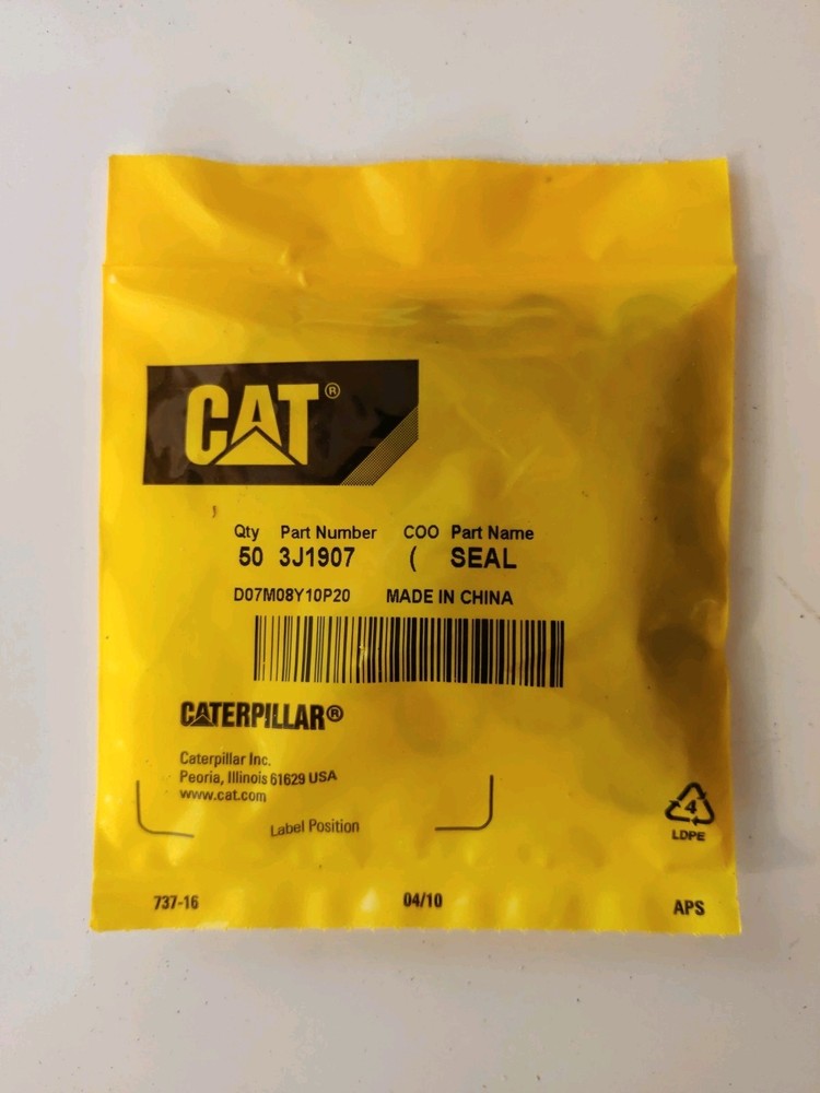 Caterpillar (Cat) 3J-1907 or 3J-1907: O-Ring Single Or Quantity