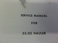 Terex GM 33-05 Hauler Service Manual