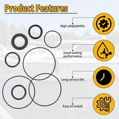 WIKIBB Rebuild Seal Kit for 50 Series Hynautic Steering Helms – Replaces OEM…