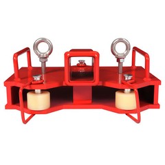 Forklift Trailer Hitch Receiver 2” Tow Hitch Attachments for Dual Pallet Fork