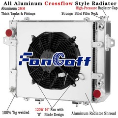 4Row Radiator Shroud Fan for 12+ Doosan Daewoo Forklift G20P-5 GM 3.0L LP 209006