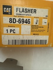 NEW GENUINE OEM Caterpillar CAT 8D-6946 Flasher 24V 8D6946 MODEL 1425CR