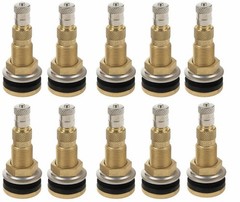 TR618A 1-7/8″ Tractor Air Liquid Tubeless Tire Brass Valve Stem Pack of 10
