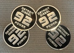 Detroit Diesel Valve Cover Stickers (LOT Of 4) / 92 Series
