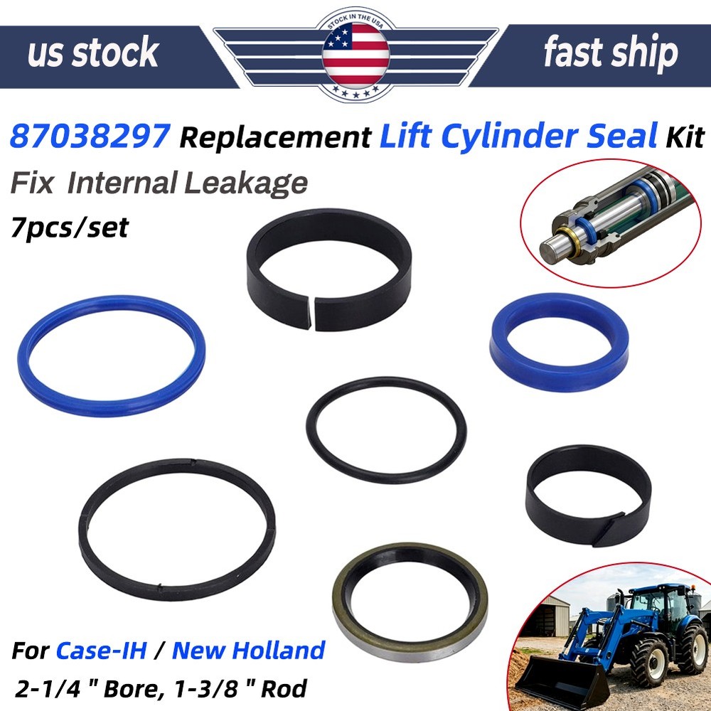 87038297 Replacement Kit for Case-IH / New Holland cyl. (2-14″ bore & 1-3/8 Rod)