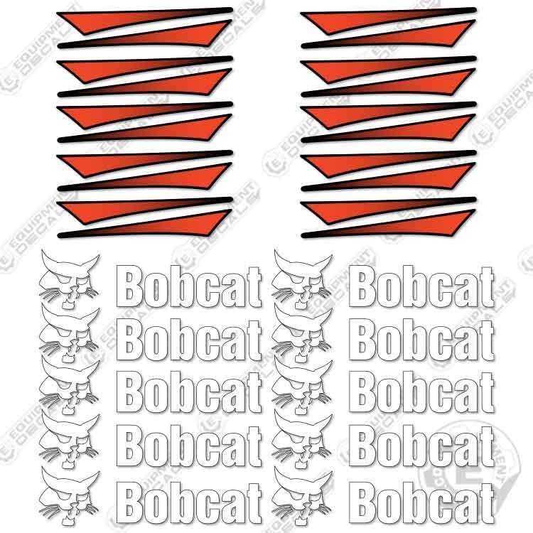 Bobcat Set of 10 Decal Kit – 7 YEAR OUTDOOR 3M VINYL!