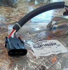 New OEM KIOTI Engine Stop Solenoid TD25-0017A for some CK2510, CX2510, CS2510/20
