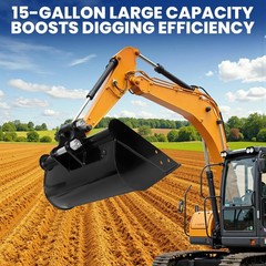 500mm No Tooth Flat Plain Grading Bucket Attachment for Mini Excavator Up To 2 T