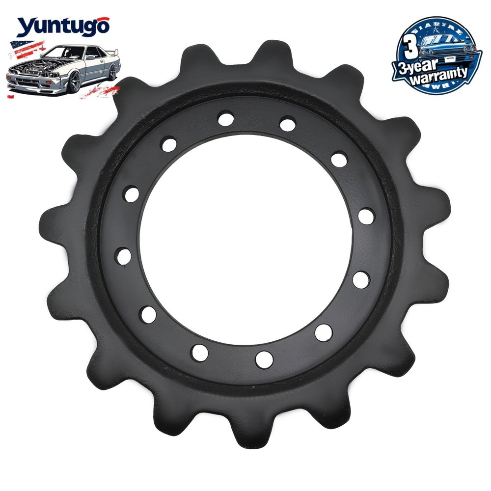 For CAT 259D Compact Track Loader 15 Tooth 12 Bolt Holes Track Sprocket 304-1870