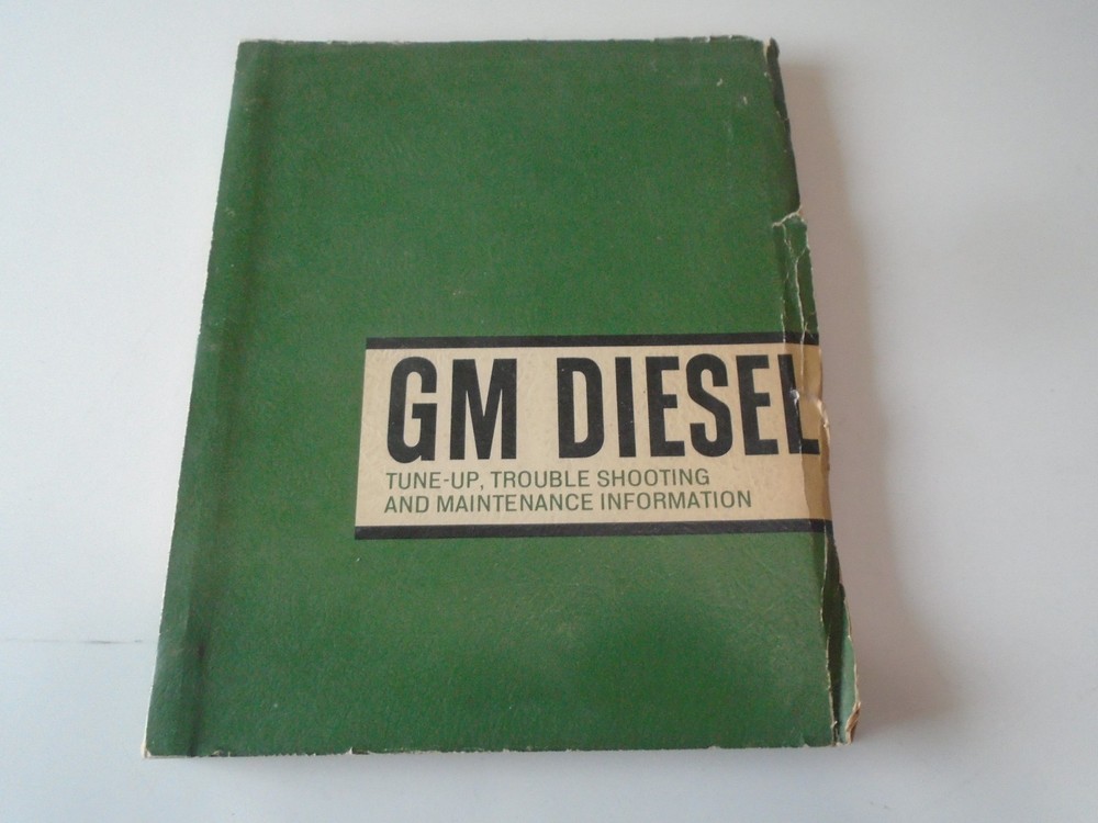 1960- 1964 GM Diesel Serviceman’s Book Detroit Diesel Engine Manual tune up 53
