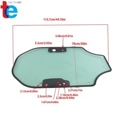 345-6230 3456230 CA3456230 Cab Door Glass For Caterpillar 246D 262D 299D2 249D3