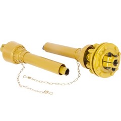 VEVOR PTO Shaft PTO Drive Shaft 1-3/8″x6 Spline w/Slip Clutch Yellow T4 31.5-41″
