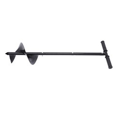 Manual Fence Post Hole Auger Hand Drill Earth Auger Post Hole Digger Garden 7″