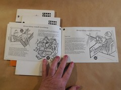 Case 580K Loader Backhoe Operators Owners Manual Maintenance dated 1988