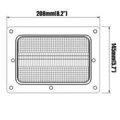 For Case IH Steiger 9110 9130 9150 4WD LED Work Light-Hi/Lo 20-2063T1 60-6730T91