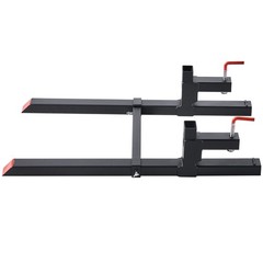 Uimoso 2000/4000 lbs Clamp on Pallet Forks for Tractors 43″/60″ bucket forks