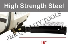 18″ Hitch Extension 2″ Receiver w/ Step Hitch Mount Extender for Truck Trailer