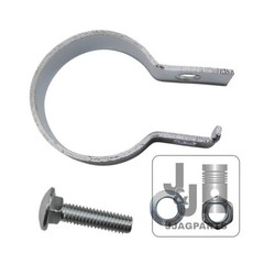 Chrome Muffler Clamp fits International Tractor 100 200 A | Replaces 48889DA