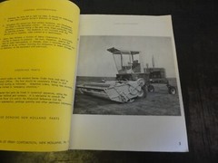 New Holland Model 1100 Windrower Service Parts Catalog Manual 5110015