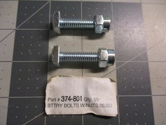 Modern Ag 374-801 (2) Battery Bolts w/ Nuts