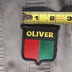 Cloth Patches Oliver Vintage Logo Tractor Farm Ranch Equipment Collector