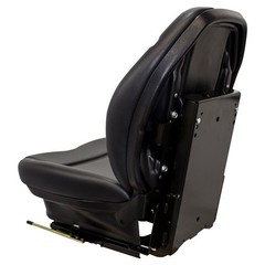 Fits Dynapac CC122 Roller Seat & Mechanical Suspension – Black Vinyl