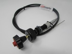 NEW 5FT UNIVERSAL LOCKING VERNIER THROTTLE CABLE EQUIPMENT TRUCK CHIPPER