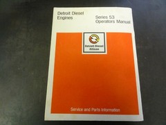 Detroit Diesel Series 53 Engines Operators Manual 6SE337 9/74