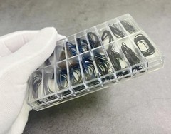 OTOPO 198PCS O Ring Watch Case Gasket Rubber Seal O Black