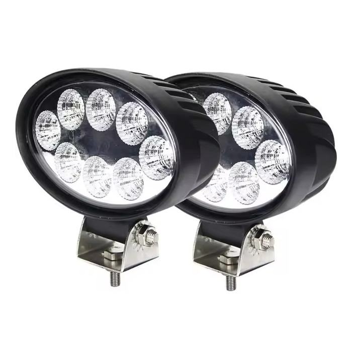2xLED Flush Mount Cab Light Fit John Deere Tractor 7630 7720 7730 7820 7830 7920