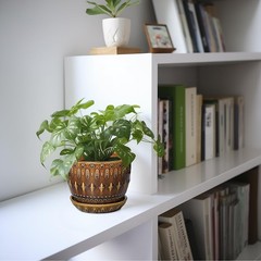 G EPGardening 5.5 Inch Plant Pot – Ceramic Planter for Indoor Outdoor Plants, Bo