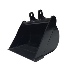 AGT 15in Toothless Bucket without Tooth For 1ton 2ton Mini Excavator Attachment