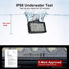 LED Tractor Work Lights 150W 12000LM Offroad 12V/24V [2 Pack]