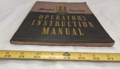 Cummins Diesels Model H Series Operator’s Instruction Manual 1942.