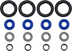 4 Sets Fuel Injector Seal Repair Kit Compatible witn H-yundai Sonata 2015-2017